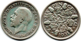 MA 29057  / Grande Bretagne - Great Britain 6 Pence 1931 TB+ - H. 6 Pence