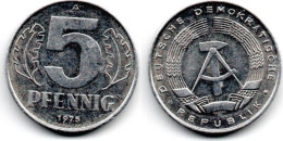 MA 29063  / Allemagne - Deutschland - Germany 5 Pfennig 1975 TTB+ - 5 Pfennig