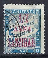 ZANZIBAR Taxe Ca.1897: Le Y&T 1 Obl. - Zanzibar (1963-1968)