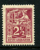 Estonia 1922 Mi 35 A MLH * - Estonie