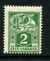 Estonia 1922 Mi 34 A MLH * - Estonie