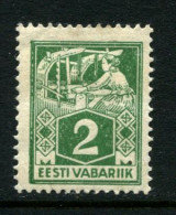 Estonia 1922  Mi 34 A MLH * - Estonie