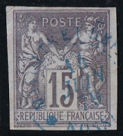 Nossi-Bé - Colonies Générales N°33 - Oblitéré CàD Bleu Mayotte Et Dep / Nossi-Bé 1879 - TB Et Rare - Used Stamps