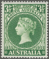 Australia. 1955 Centenary Of First South Australian Postage Stamp. 3½d MNH SG 288 - Ungebraucht