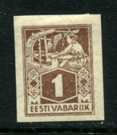 Estonia 1922  Mi 33 B MLH * - Estonie