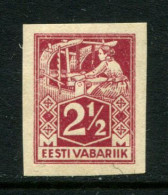 Estonia 1922  Mi 34 B MLH * - Estonie