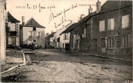 Nolay Place Côte-d'Or 21340 Dos Non Divisé Cpa Voyagée En 1904 En B.Etat - Other & Unclassified