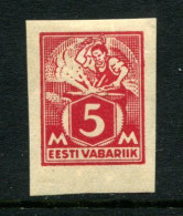 Estonia 1922  Mi 37 B MLH * - Estonie