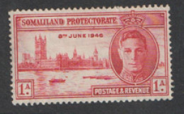 Somaliland :Protectorate  1946  SG  117a  Victory Perf  13.1/2 Mounted  Mint - Somalilandia (Protectorado ...-1959)