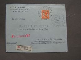 Nice Cv. 1935 R-Berlin  Bahnpost Rückseite über Breslau - Covers & Documents