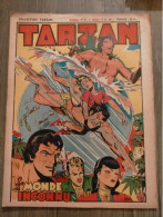 RARE Bd  Tarzan N° 75 LXXV Le Monde Inconnu Hogarth Collection  1er Série  EO De 1949 éditions Mondiales - Tarzan