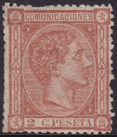 Spain 1875 Sc 212 España Ed 162 MNG(*) Damaged Perfs - Nuevos