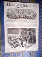 LE MONDE ILLUSTRE 10/04/1869 PARIS HOTEL MONNAIES DOUVRES WAGNER TUILERIES WATTEAU ESPAGNE BARCELONE VILLA BRAUNCHWEIG - 1850 - 1899