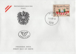 Austria Osterreich 1989 FDC EUROPA-CEPT, Canceled In Wien - FDC