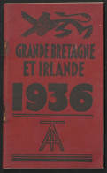 Calendar Of Pocket ( 1937 ) Grande Britagne Et Ireland  Calendar Of Events... 7 X 12  Cm (see Sales Conditions) 9514 - Petit Format : 1921-40