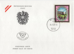 Austria Osterreich 1989 FDC Tag Der Briefmarke, Stamp Day, Canceled In Wien - FDC