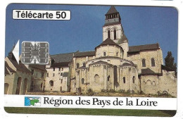 Telecarte F 648 L'abbaye Pays De Loire 4 50 Unités SC7 - 1996