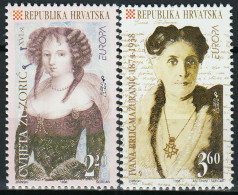 EUROPA CEPT 1996 CROAZIA  SERIE COMPLETA SET COMPLETE MNH** - 1996