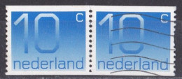 Pays Bas - 1970 - 1980  ( Juliana )   Y&T  N °  1042a   Double Oblitéré - Oblitérés