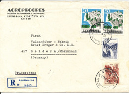 Yugoslavia Registered Cover Sent To Germany 16-3-1964 - Cartas & Documentos