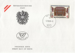 Austria Osterreich 1989 FDC Internationaler Strafrechtskongress AIDP IKV, Canceled In Wien - FDC