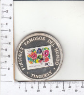 CR1852 MONEDA GUINEA ECUATORIAL 7000 FRANCOS 1995 PLATA COLOR - Guinea Equatoriale