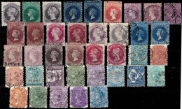 South Australia 1876-1900 QV 2 Sh  Watermark Broad Star MH Block Of 4 - Usados