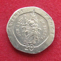 Gibraltar 20 Pence 2003 AA KM# 777 Lt 1191 *VT  Gibilterra - Gibraltar