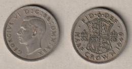 00972) Grossbritannien, 1/2 Crown 1949,  George VI - Otros & Sin Clasificación