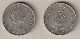 00977) Hongkong, 5 Dollar 1980 - Hong Kong