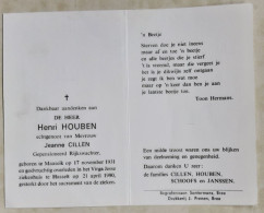 Rijkswachter Henri Houben ° Genk 1894 En † Leuven 1981 X Elisa Roex - Religion & Esotérisme
