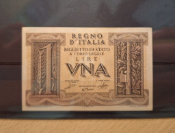 Biglietto Di Stato 1 Lira 1939 Regno D' Italia NUOVO - Otros & Sin Clasificación