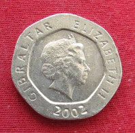 Gibraltar 20 Pence 2002 AA KM# 777 Lt 1192 *V2T  Gibilterra - Gibilterra