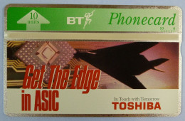 UK - Great Britain - BT - BTP308 - 410L - TOSHIBA - Get The Edge In Asic - 2000ex - Mint - BT Werbezwecke