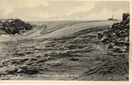 CPSM - L - HOLLANDE - PAYS BAS - NEDERLAND - DE STROOM IN HET SLUITGAT VAN .. DE VLIETER OP DEN DAG DER SLUITING - 1932 - Den Oever (& Afsluitdijk)