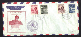 Nederlands Nieuw Guinea - Dutch New Guinea FDC 45 T/m 48 Open No Address (1957) - Netherlands New Guinea