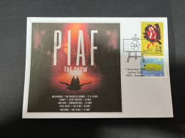 5-12-2023 (1 W 23) New Edith Piaf Six Concert Shows Anounced In Australia During May 2024 - With Edith Piaf Stamp - Singers