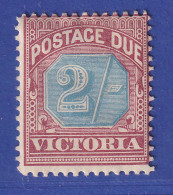 Australien Victoria 1890 Portomarke 2 Sh Mi.-Nr. 9 Ungebraucht * - Autres & Non Classés