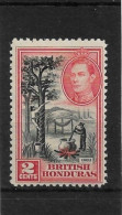 BRITISH HONDURAS 1947 2c SG 151a PERF 12 LIGHTLY MOUNTED MINT Cat £4.50 - British Honduras (...-1970)
