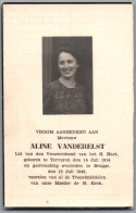 Bidprentje Tervuren - Vanderelst Aline (1914-1946) - Santini