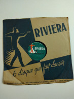 Disque 78t , RIVIERA Como Te Quiero & Adiós Muchachos - 78 Rpm - Gramophone Records