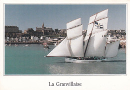 Voilier -- "La Granvillaise " ---Bisquine  Devant  GRANVILLE--50  ( France ) - Voiliers