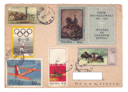 POLOGNE Enveloppe  ( N°1 ) Multi Timbres - Covers & Documents