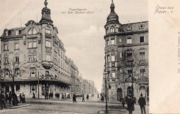 Plauen Animée Jössnitzerstr Mit Dem Central-Notel - Chemnitz (Karl-Marx-Stadt 1953-1990)