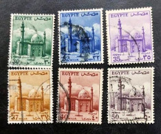 EGYPT 1957, Complete SET Of SULTAN HUSSEIN MOSQUE  -  VF - Usados