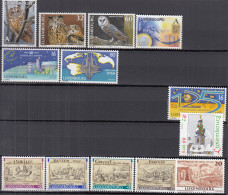 LUXEMBURG  1466-71, 1478, 1484-89, Postfrisch **, Aus Jahrgang 1999, Eulen, Euro, Europarat, NATO, Weihnachten, Goethe - Unused Stamps
