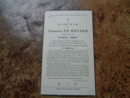 Doodsprentje/Bidprentje  Clemence DE BUYSER   Temsche 1890-1939  (Echtg Kamiel SMET) - Religion & Esotérisme