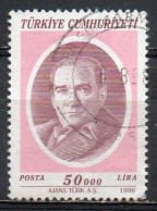 TURQUIE N° 2820 O Y&T 1996 Portrait D'Atatürk - Oblitérés