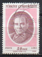 TURQUIE N° 2820 O Y&T 1996 Portrait D'Atatürk - Usados