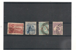 AUSTRALIE ANNÉES 1927/30 N°Y/T : 58/61 Oblitérés COTE : 35 € - Usati